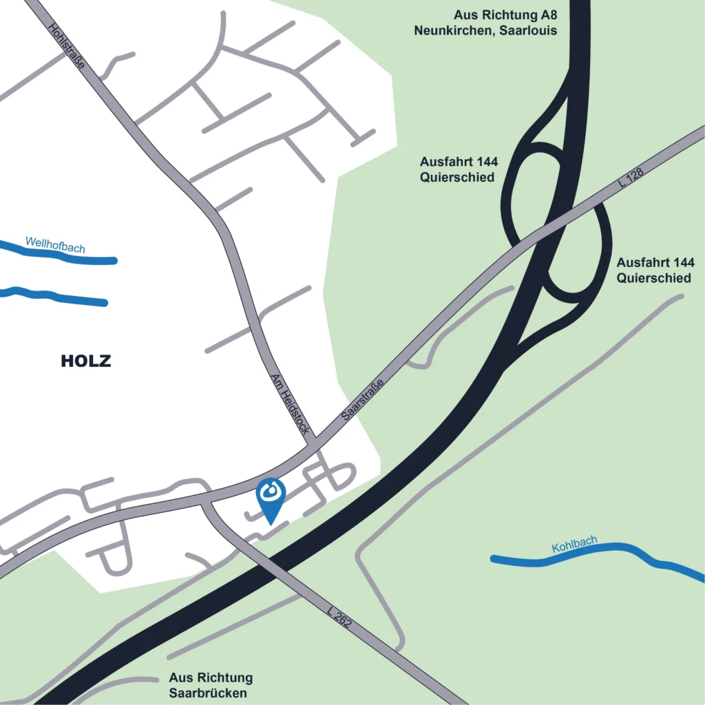 Anfahrt Lebenshilfe Sulzbach-Völklingen